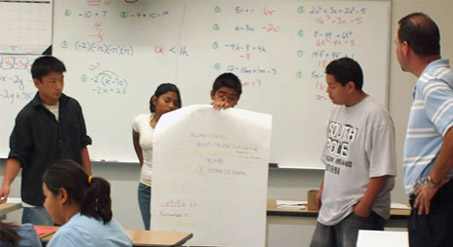 Students in the classroom.